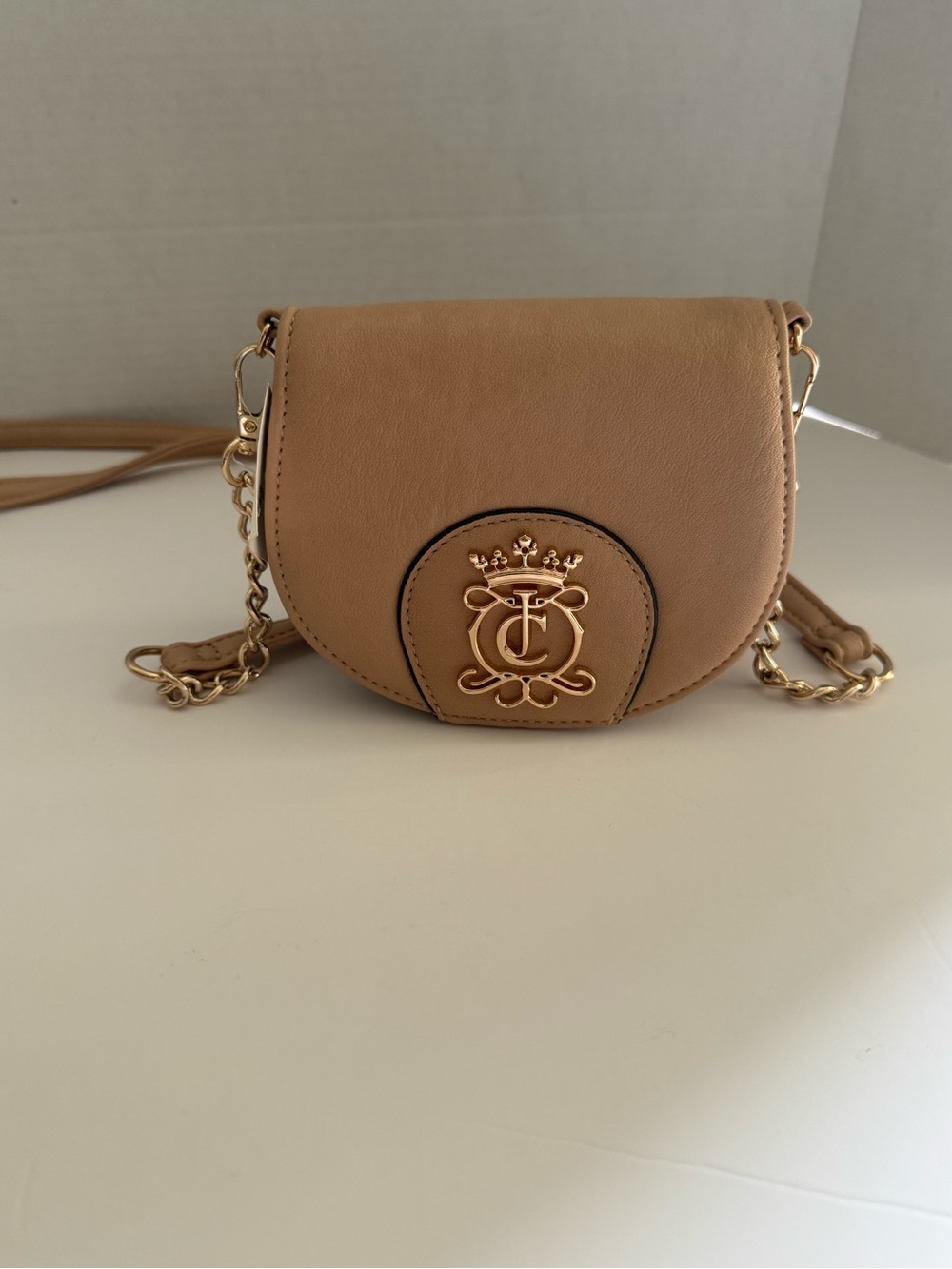 NWT JUICY COUTURE Royal Crest Mini Rounded Flap Crossbody Bag